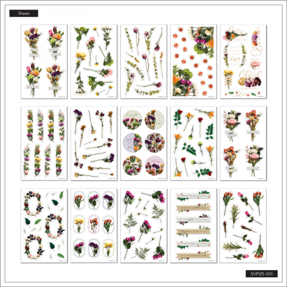 Feilvare - Beautiful Blooms - Classic Value Pack Stickers