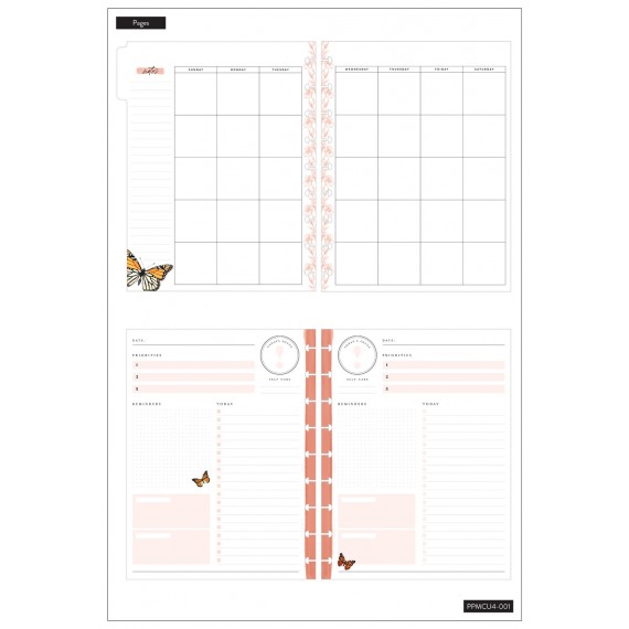 Feilvare - Papillon - Classic Happy Planner - Daily - 4 month