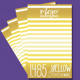 Yellow Boxes & More Sticker Book - Mojo JojoPlans