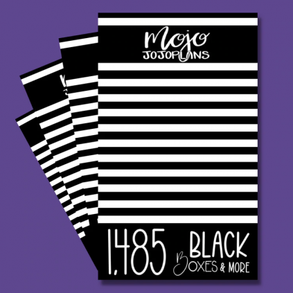 Black Boxes & More Sticker Book
