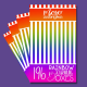 Rainbow Journaling Boxes Sticker Book - Mojo JojoPlans