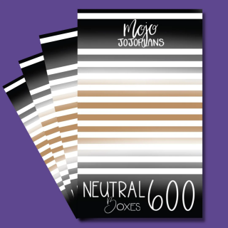 Neutral Boxes Sticker Book - Mojo JojoPlans