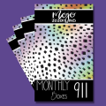 Monthly Boxes Sticker Book - Mojo JojoPlans