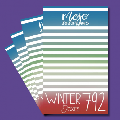 Winter Boxes Sticker Book - Mojo JojoPlans
