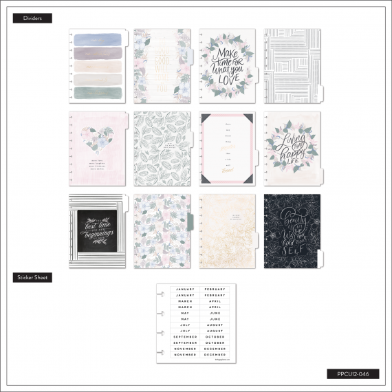 Feilvare - Homebody - Vertical Classic Udatert Happy Planner - 12 Month