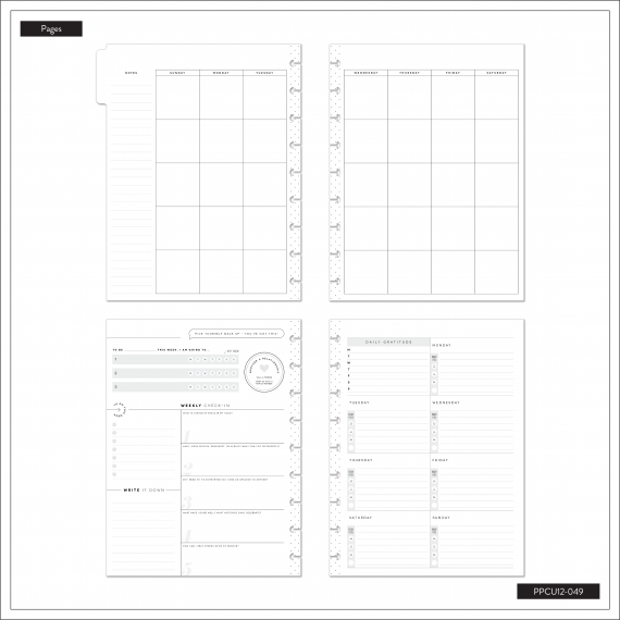 Believe in You - Classic Recovery Udatert Happy Planner