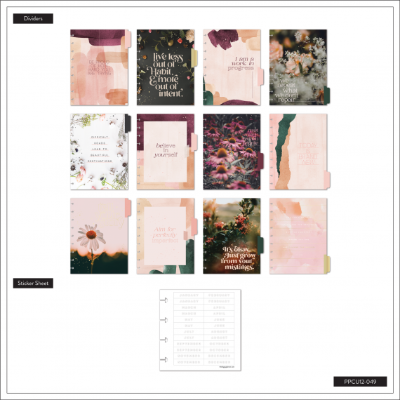 Believe in You - Classic Recovery Udatert Happy Planner