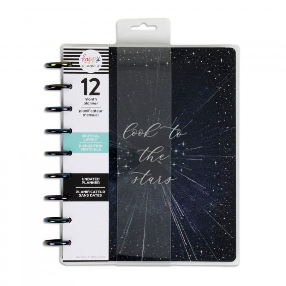 Feilvare - Look to the Stars - Classic Vertical Udatert Happy Planner
