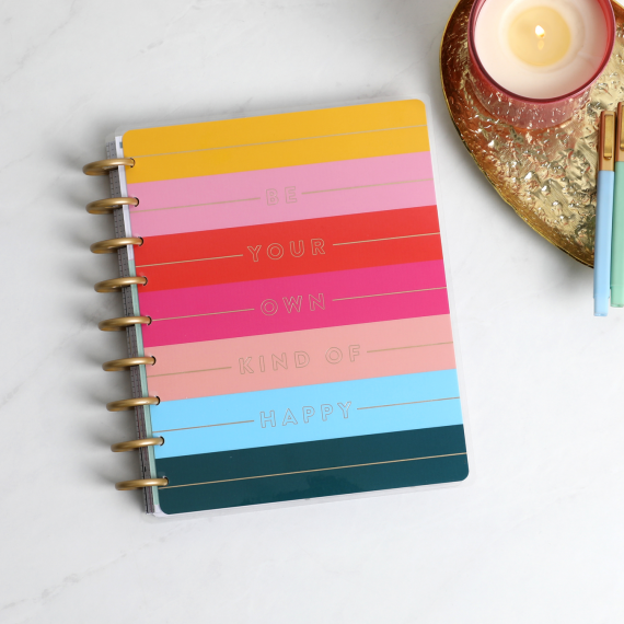 Feilvare - Bright & Fun - Classic Vertical Udatert Happy Planner