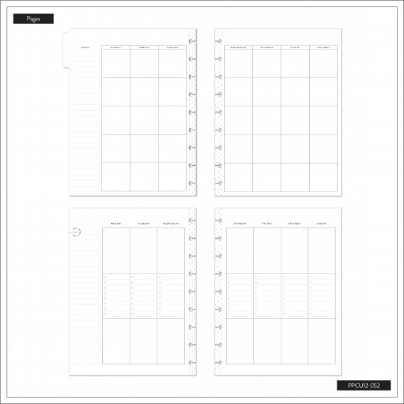 Feilvare - Playful Pets - Classic Checklist Udatert Happy Planner