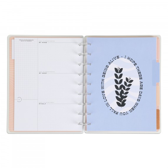 Feilvare - Vintagesque - Classic Wellness Udatert Happy Planner