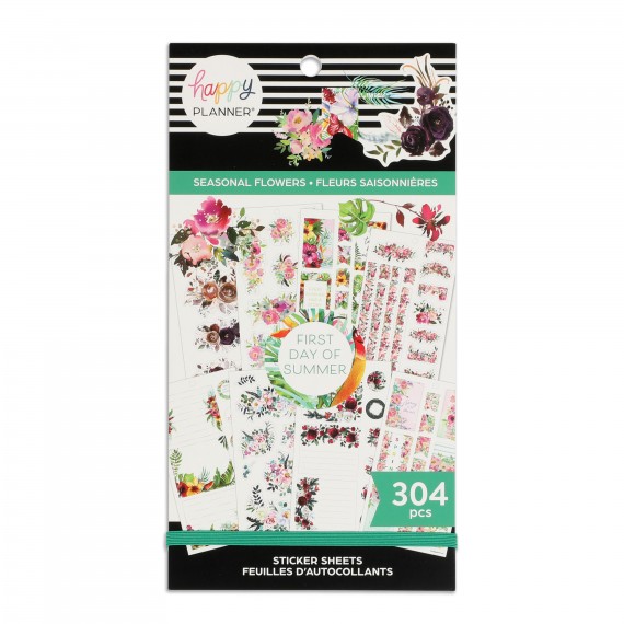 Seasonal Flowers - Value Pack Stickers