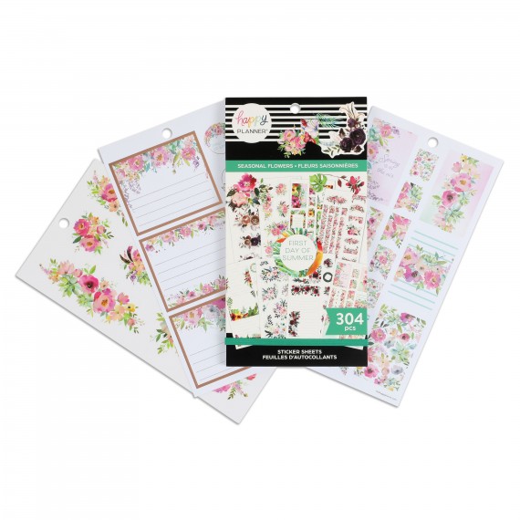 Seasonal Flowers - Value Pack Stickers
