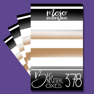 Big Neutral Boxes Sticker Book - Mojo JojoPlans