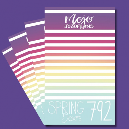 Spring Boxes Sticker Book - Mojo JojoPlans