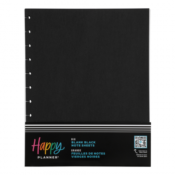 Black Pages Big Fill Paper