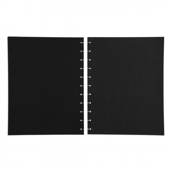 Black Pages Big Fill Paper