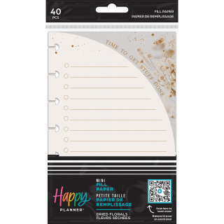 Dried Florals Mini Fill Paper