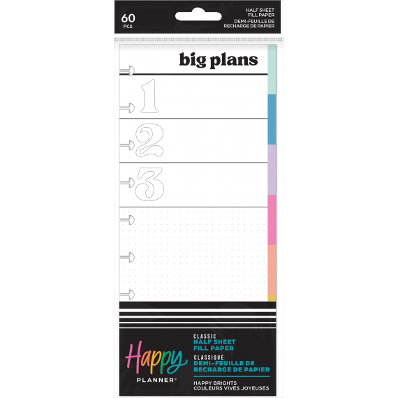 Happy Brights Skinny Classic Fill Paper