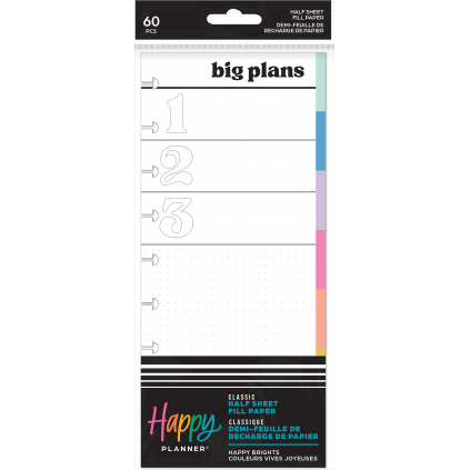 Happy Brights Skinny Classic Fill Paper