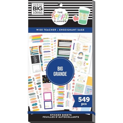 Wise Teacher - BIG - Value Pack Stickers