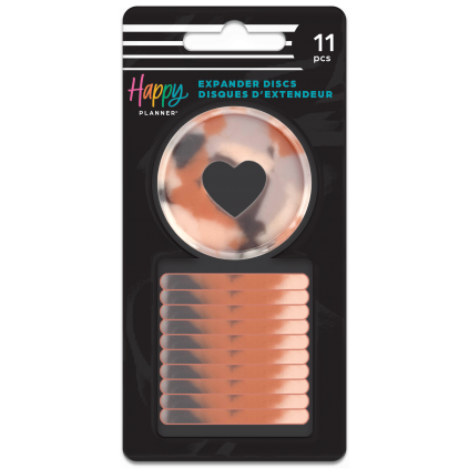 Blush Glossy Tortoise Expander Plastic Shell Disc