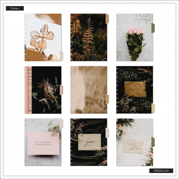 Moody Florals Big 18 Month Planner