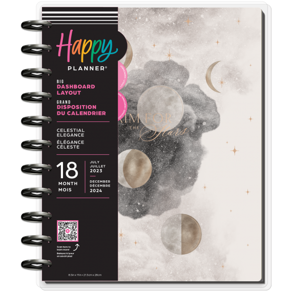 Celestial Elegance Big 18 Month Planner