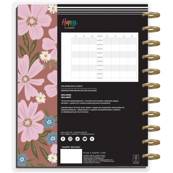 Made to Bloom Big 18 Month Planner
