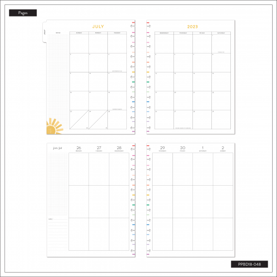 Seasonal Whimsy Big 18 Month Planner