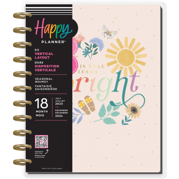 Seasonal Whimsy Big 18 Month Planner