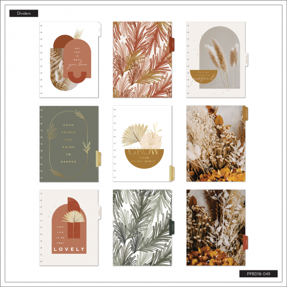 Dried Florals Big 18 Month Planner