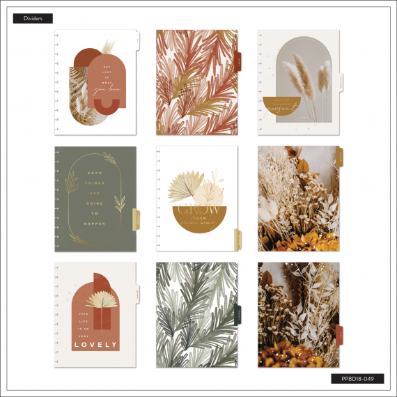 Dried Florals - Big 18 Month Planner