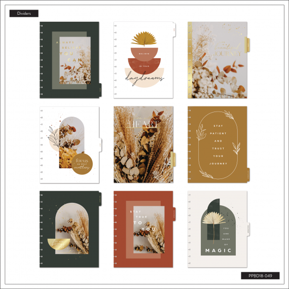 Dried Florals Big 18 Month Planner