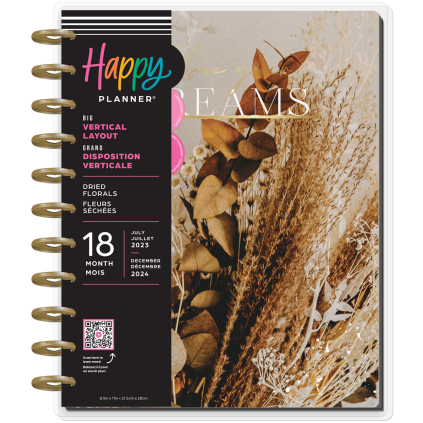 Dried Florals - Big 18 Month Planner