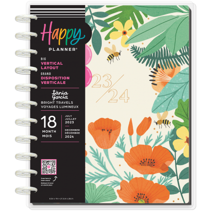 Bright Travels - Big 18 Month Planner