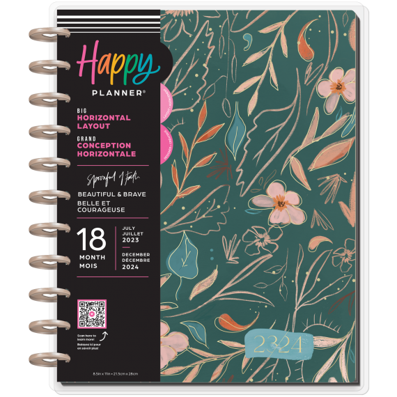 Beautiful & Brave Big 18 Month Planner
