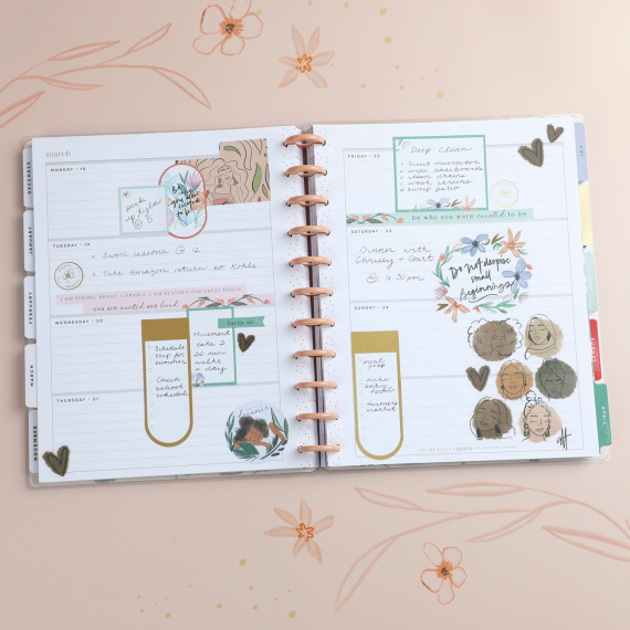 Beautiful & Brave Big 18 Month Planner