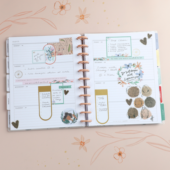 Beautiful & Brave - Big 18 Month Planner