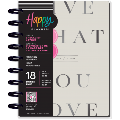 Modern Months Classic 18 Month Planner