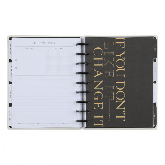 Modern Months - Classic Checklist 18 Month Planner