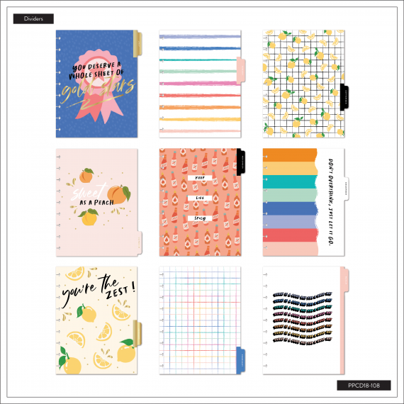 Fun Illustrations - Classic Dashboard 18 Month Planner