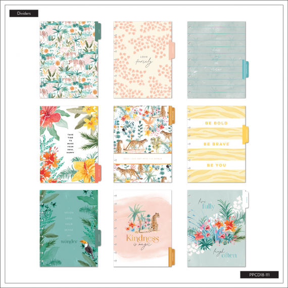 Wild Jungle - Classic Vertical 18 Month Planner