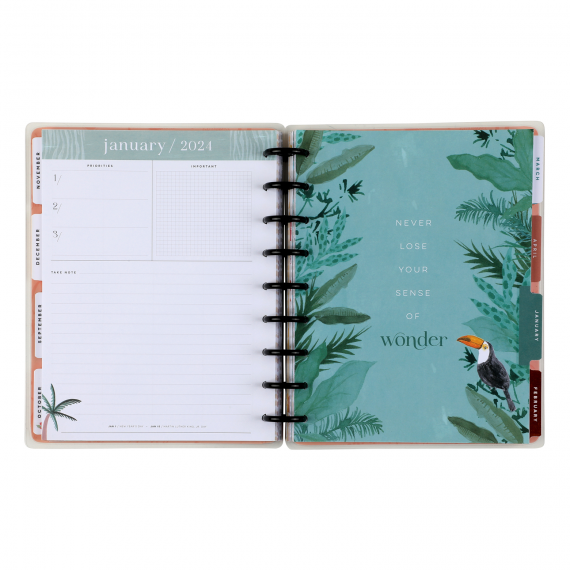 Wild Jungle - Classic Vertical 18 Month Planner