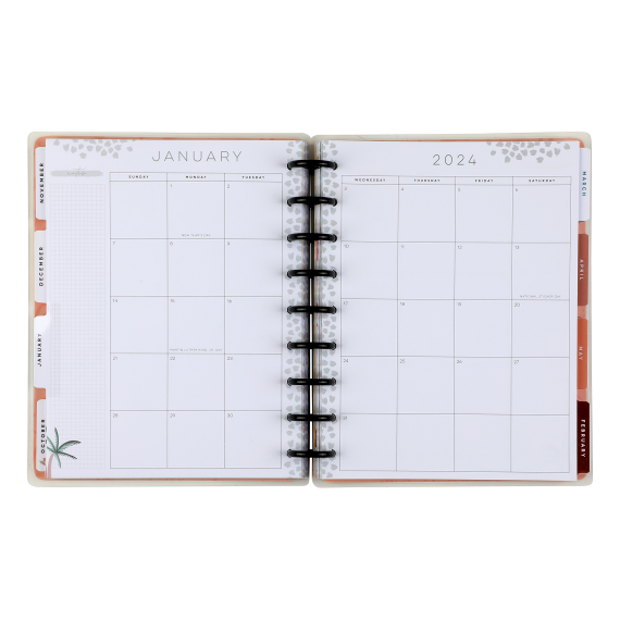 Wild Jungle - Classic Vertical 18 Month Planner
