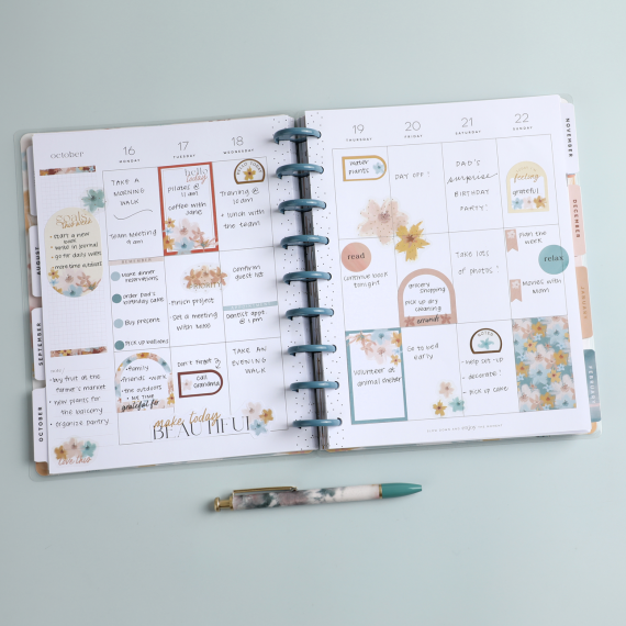 Softly Modern - Classic Vertical 18 Month Planner