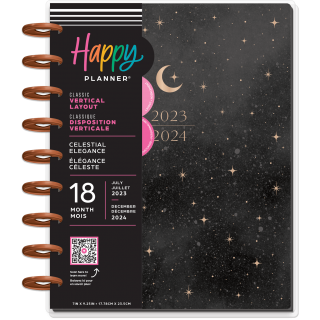 Celestial Elegance Classic 18 Month Planner