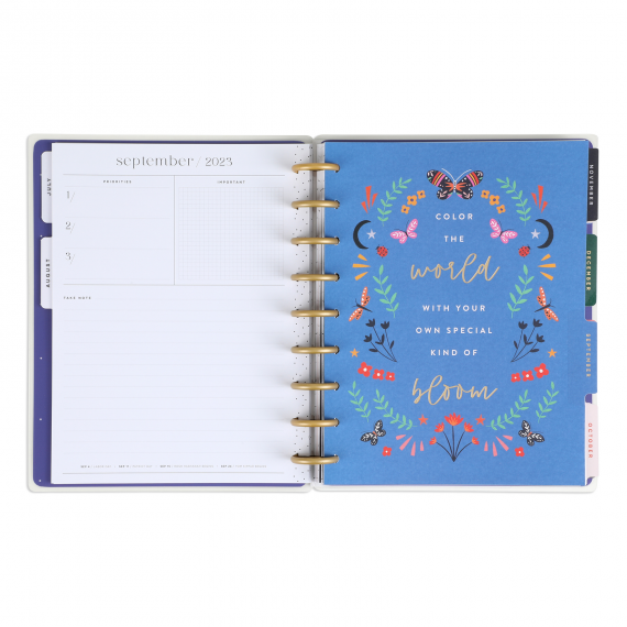 Nordic Brights - Classic Monthly 18 Month Planner
