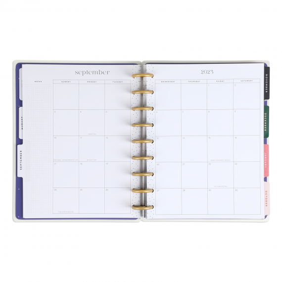 Nordic Brights - Classic Monthly 18 Month Planner