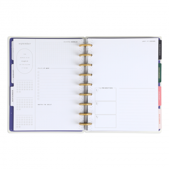 Nordic Brights - Classic Monthly 18 Month Planner